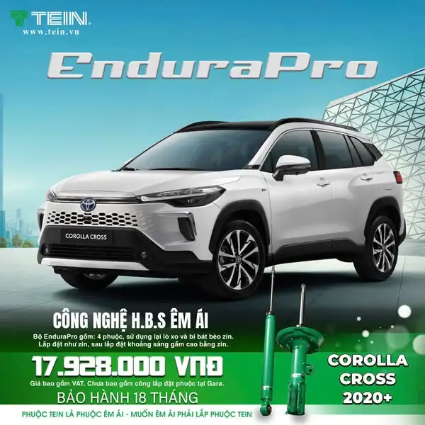 GIẢM XÓC CHO XE TOYOTA COROLLA CROSS (2020+)TEIN ENDURAPRO