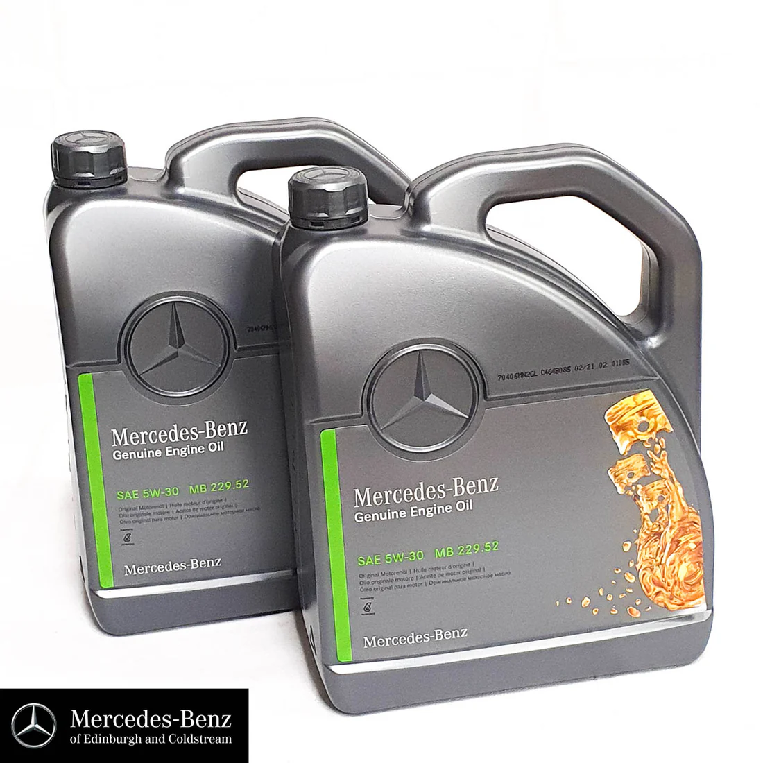 Dầu Nhớt Mercedes-Benz Genuine Engine Oil 5W-30 MB 229.52 Chính Hãng Đức