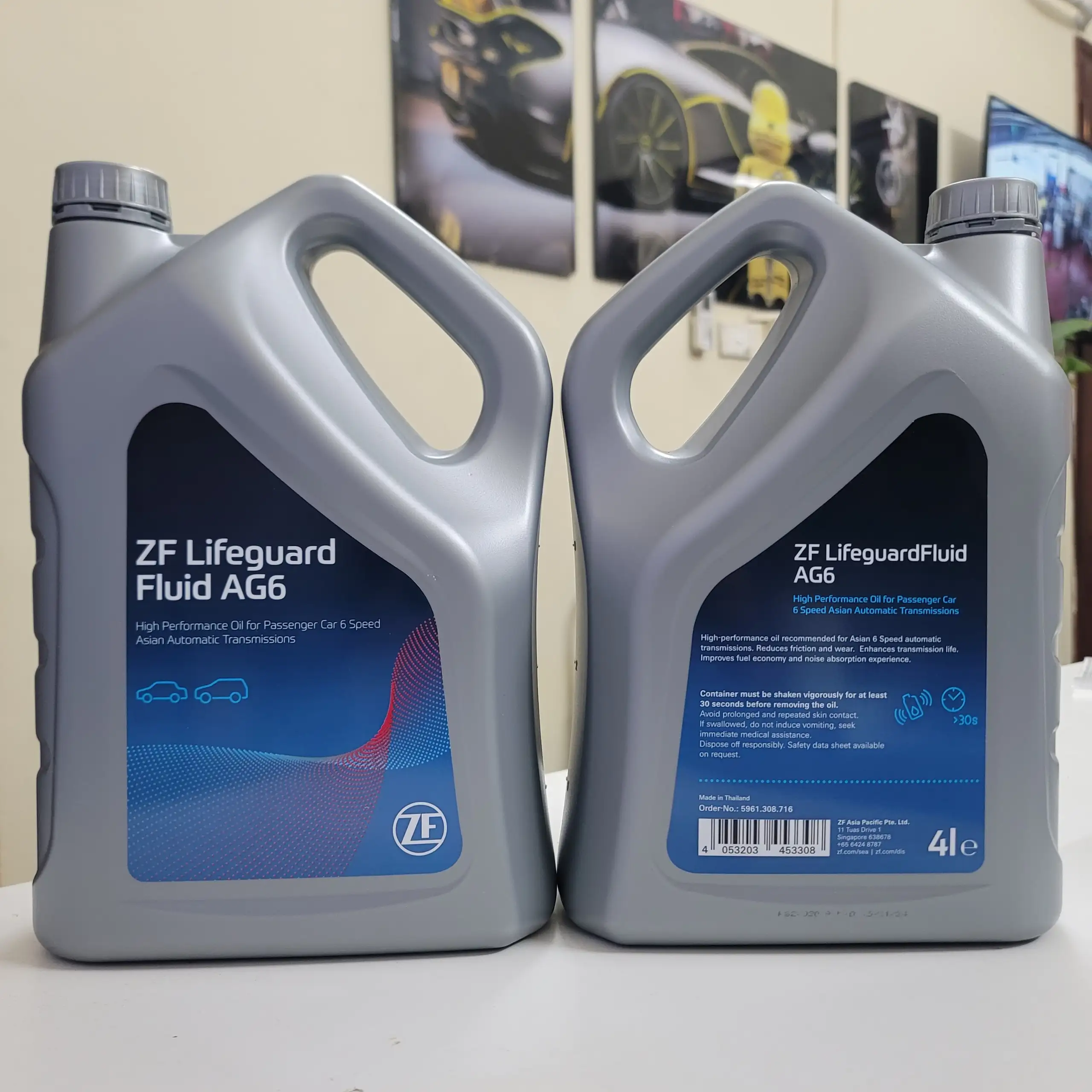 Dầu Hộp Số Tự Động ZF LifeguardFluid 6 (AG6) Cho Hộp Số ZF 6HP