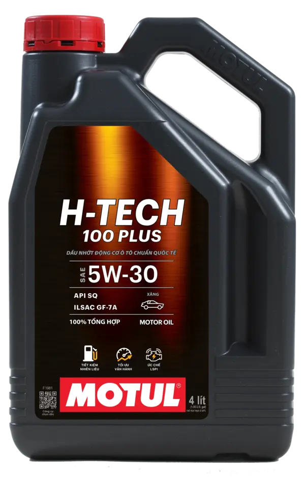 Nhớt Motul H-Tech 100 Plus 5W-30 – Nhớt Ô Tô 100% Tổng Hợp Chính Hãng