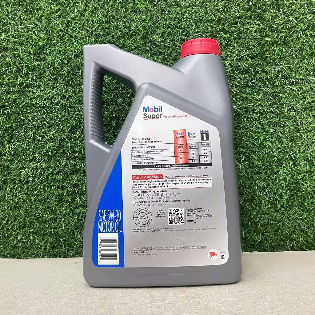Mobil Super 5W-30 Nhập Khẩu Mỹ – Dầu Nhớt Bán Tổng Hợp API SP