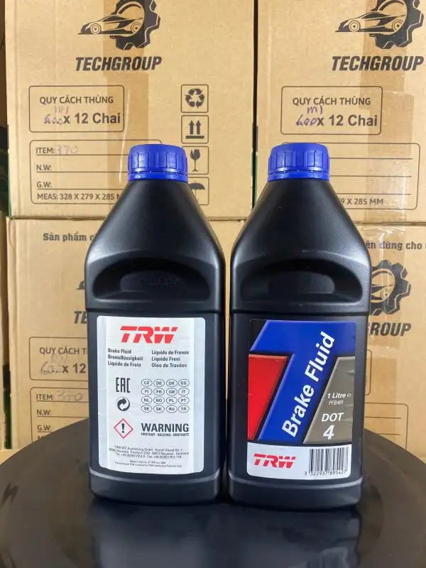 Dầu Phanh TRW DOT 4 Brake Fluid 1L – Nhập Khẩu Châu Âu Chính Hãng