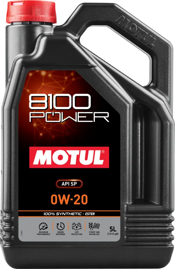 Nhớt Motul 8100 Power 0W-20 100% Tổng Hợp Cao Cấp Cho Xe Đua & Xe Độ