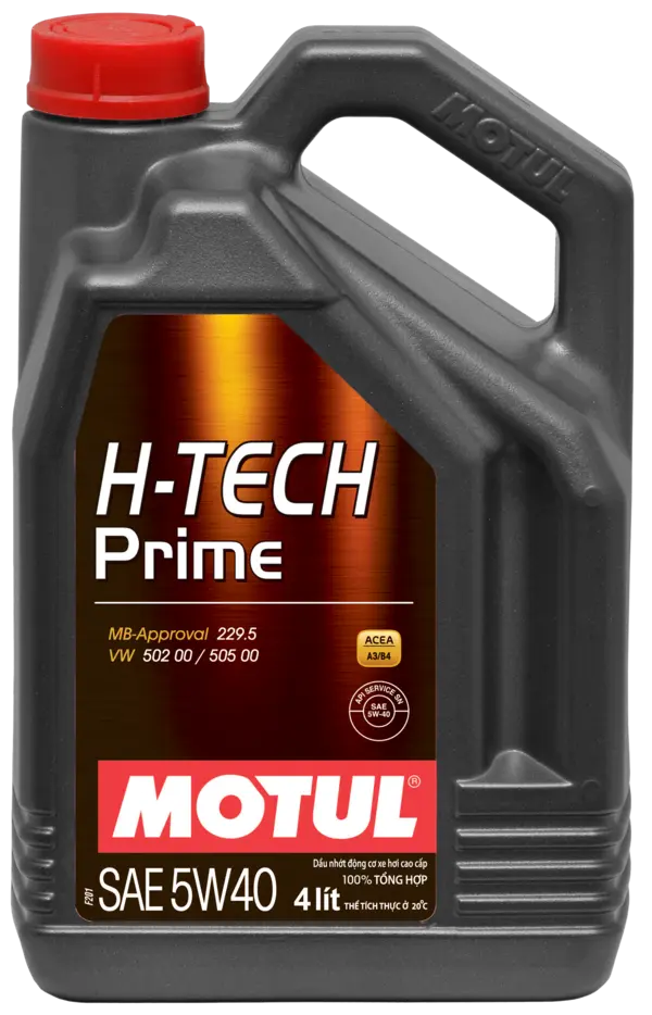 Nhớt Motul H-Tech Prime 5W-40 – Nhớt Ô Tô 100% Tổng Hợp Cao Cấp