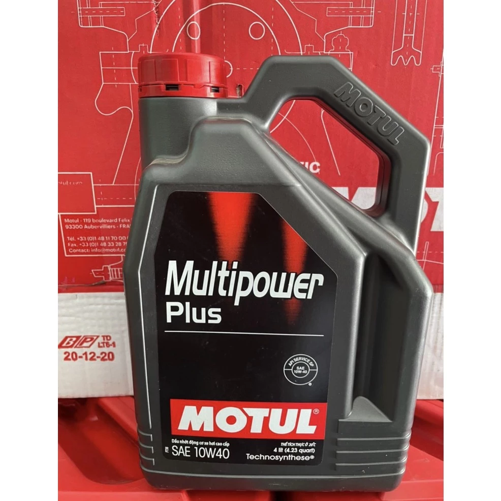 Nhớt Motul Multipower Plus 10W-40 – Nhớt Ô Tô Bán Tổng Hợp Chính Hãng