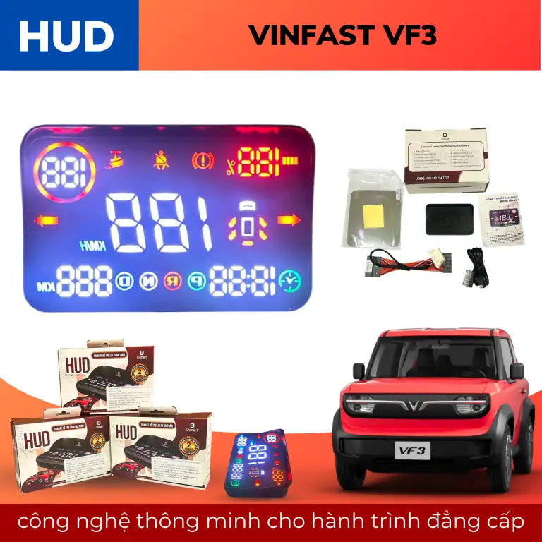 MÀN HÌNH HUD – VINFAST VF3