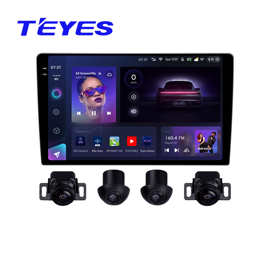 Màn hình Android TEYES CC3 2K 360 Liền Camera 360