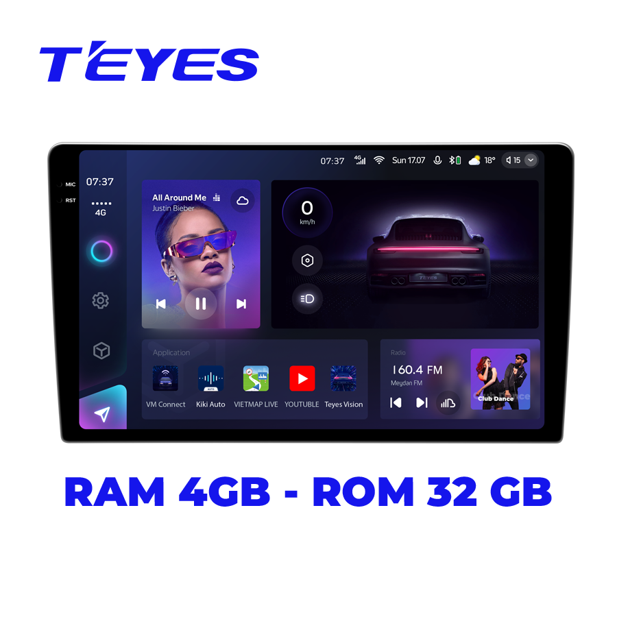 Màn hình Android TEYES CC3 2K 360 Liền Camera 360