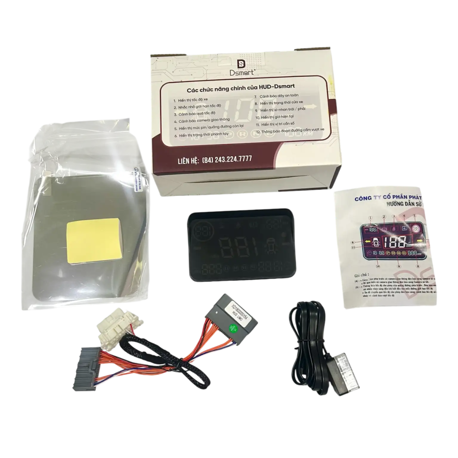 MÀN HÌNH HUD – VINFAST LIMO GREEN