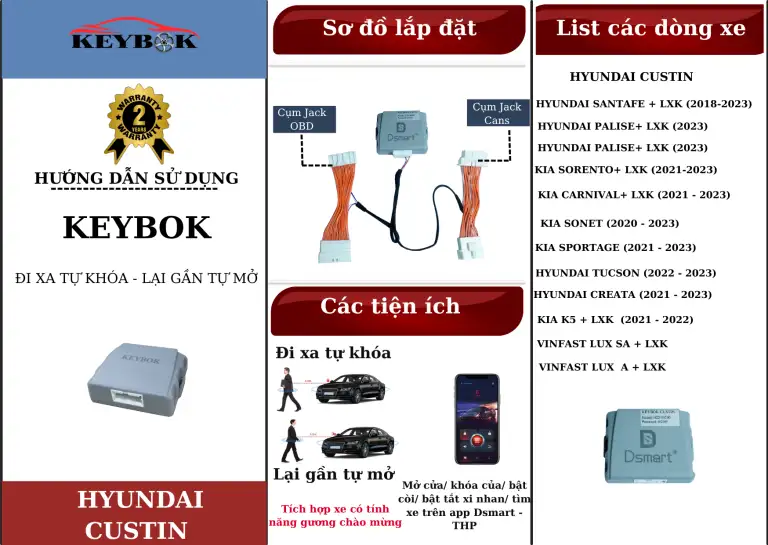 KEYBOK KIA K3 ( 2022-2023)