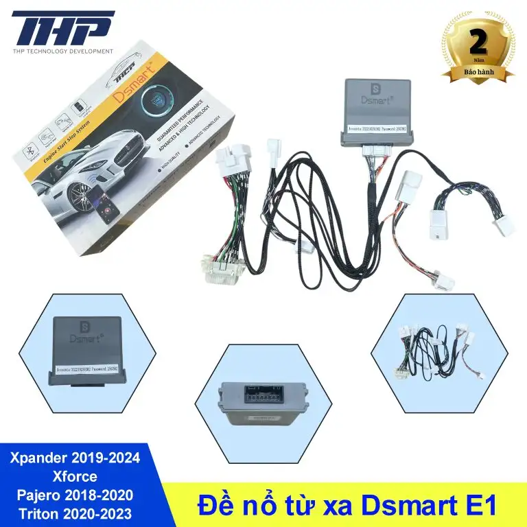 ĐỀ NỔ TỪ XA DSMART E1 Mitsubishi Xpander 2019-2024 Xforce Pajero 2018-2020 Triton 2020-2023