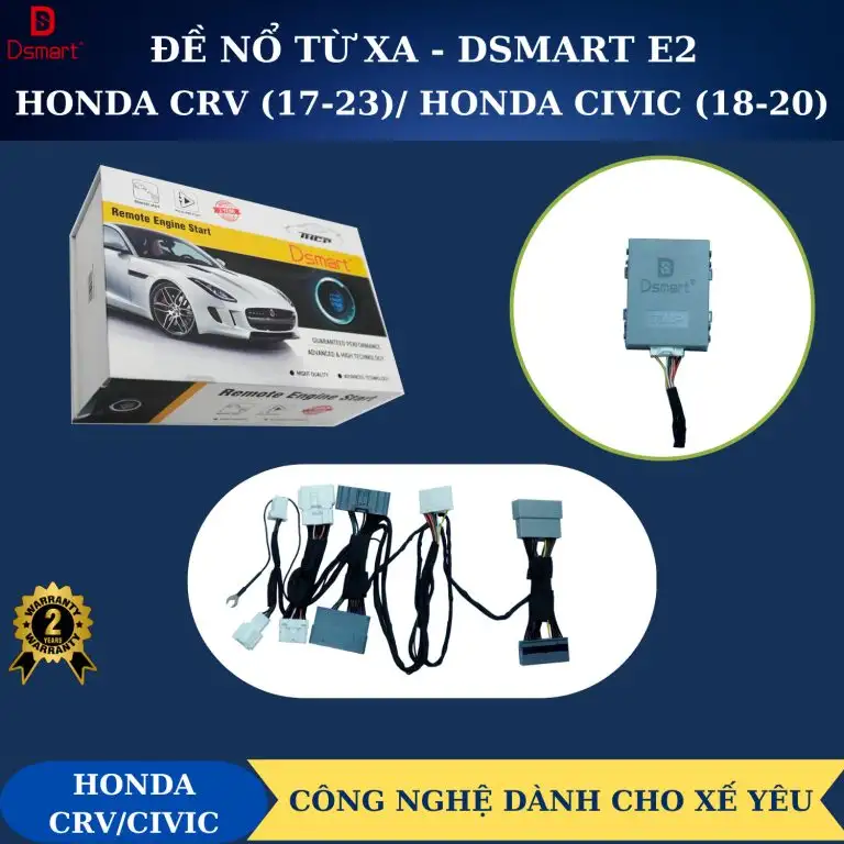 ĐỀ NỔ TỪ XA DSMART E2 HONDA CRV ( 2017-2023)CIVIC (2018-2020)