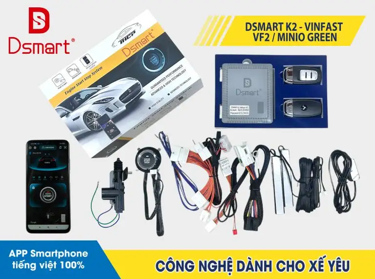 SMARTKEY DSMART – K2 VINFAST VF2 MINIO GREEN