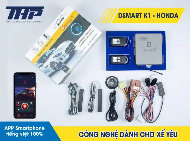 DSMART K1 – ĐỀ NỔ TỪ XA DÒNG XE HONDA (DÙNG CHUNG)
