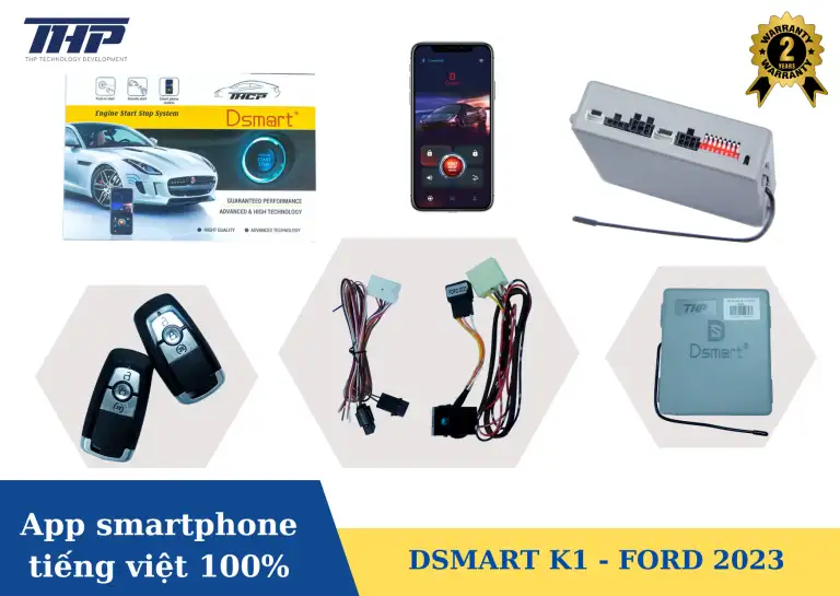 DSMART K1 – ĐỀ NỔ TỪ XA DÒNG XE FORD 2023