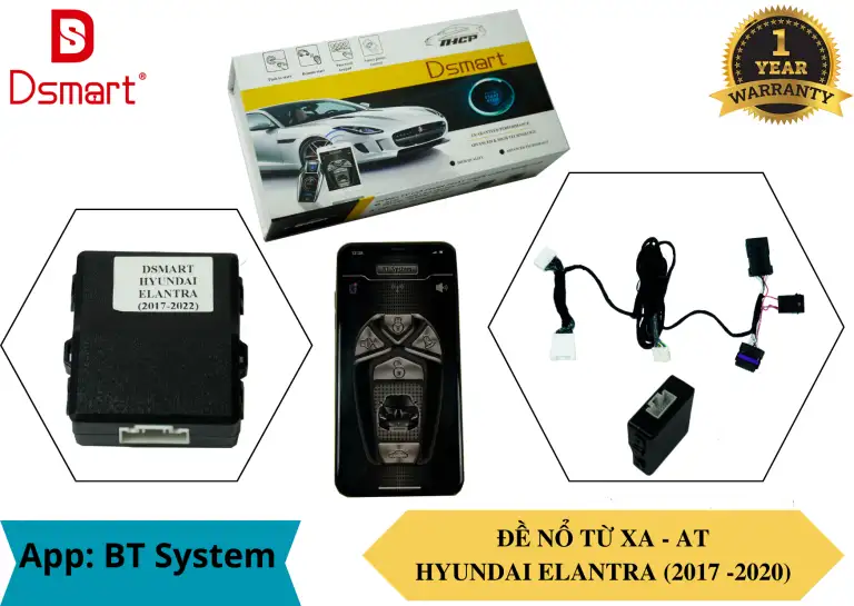 ĐỀ NỔ TỪ XA DSMART HYUNDAI ELANTRA ( 2017-2020)